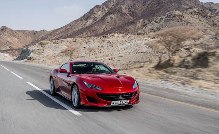 Ferrari Portofino Front Three Quarter Motion