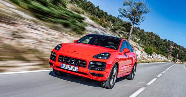 Porsche Cayenne Coupe Front Motion1