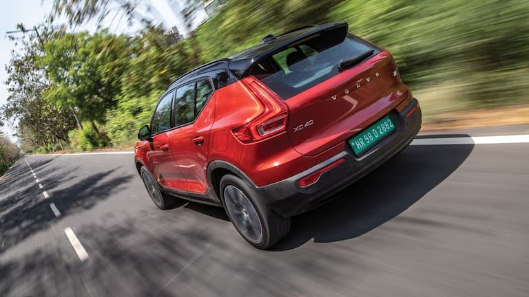 Volvo XC40 Recharge Rear Quarter Motion