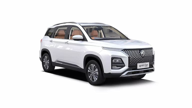 MG Hector Plus Candy White