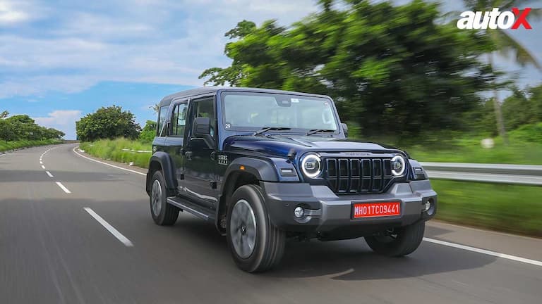 Mahindra Thar Roxx Driving