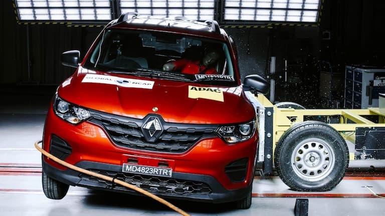 Renault Triber MPV CRASH TEST FRONT