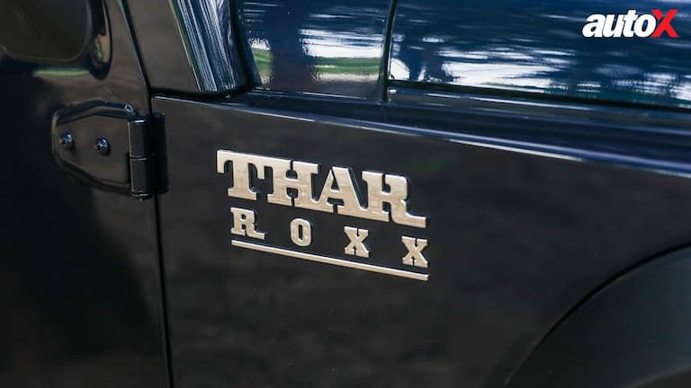 Mahindra Thar Roxx Left Rear Three Quarter