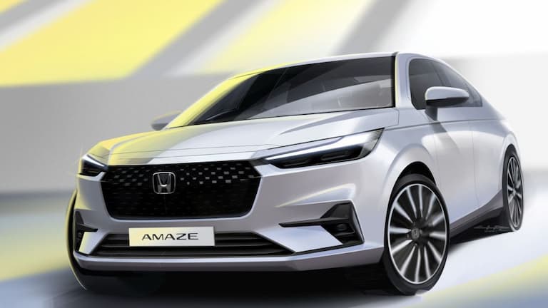 New Honda Amaze Sketch