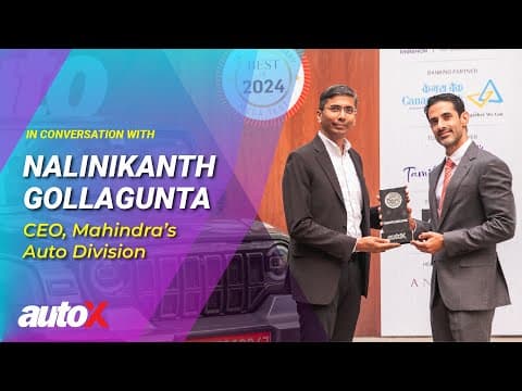 Thumbnail for Brand Thar is for All Indians: Nalinikanth Gollagunta,CEO,Mahindra Auto Division | autoX Awards 2024