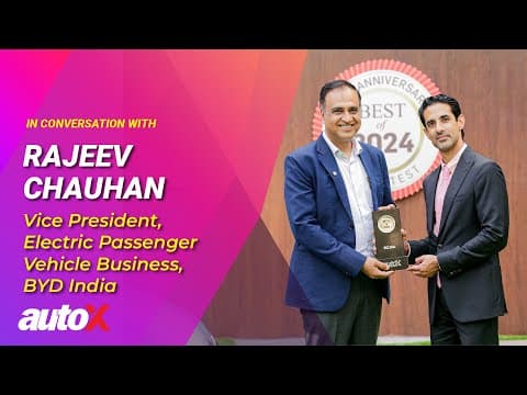 Thumbnail for Success is from Great Word of Mouth: Rajeev Chauhan, VP, EPV Business, BYD India | autoX Awards 2024